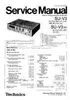 Technics - SUV-3 - Service manual